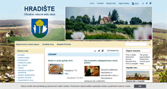 Desktop Screenshot of obec-hradiste.sk