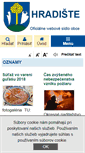 Mobile Screenshot of obec-hradiste.sk