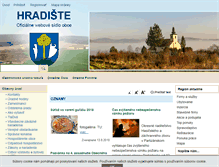 Tablet Screenshot of obec-hradiste.sk